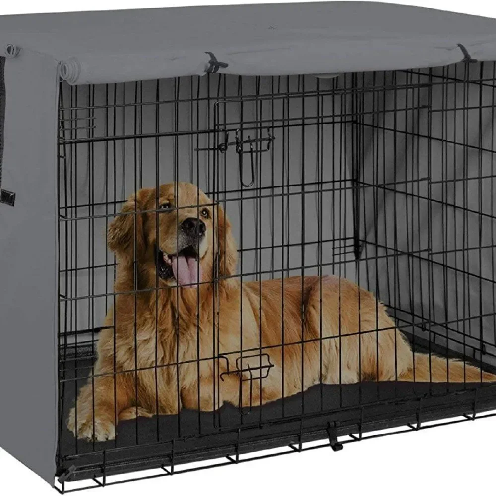 Explore Land Dog Crate Cover  Pet Kennel Cover Fits for Wire Dog Crates 42